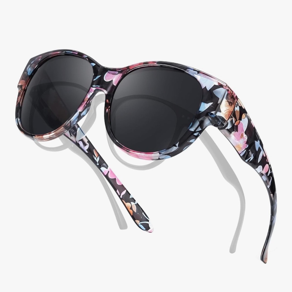 🆕 Polarized Fit Over Sunglasses for Women, Glasses Over Prescription Glasses